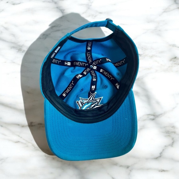 Pair of NHL San Jose Sharks hats- Black and Blue - Picture 3 of 4